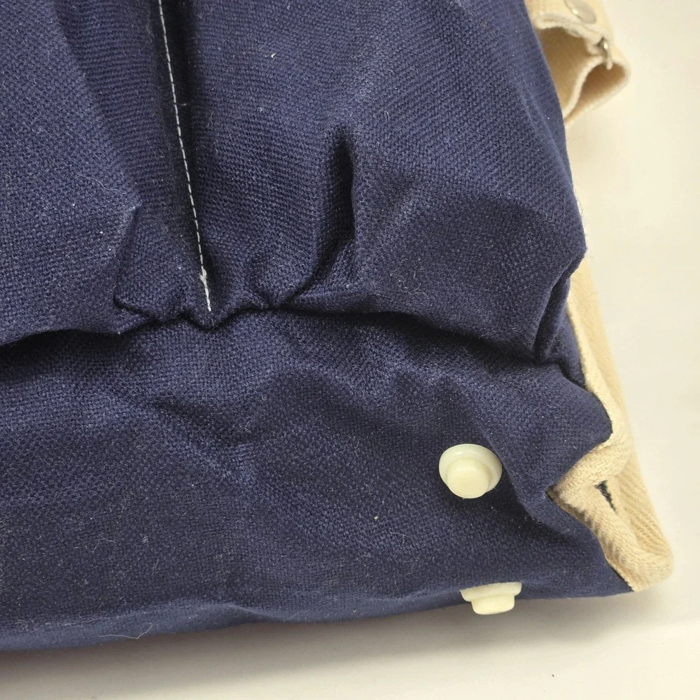 Vintage Nikon Made in Japan Blue Canvas Camera Accessory Bag New Unused